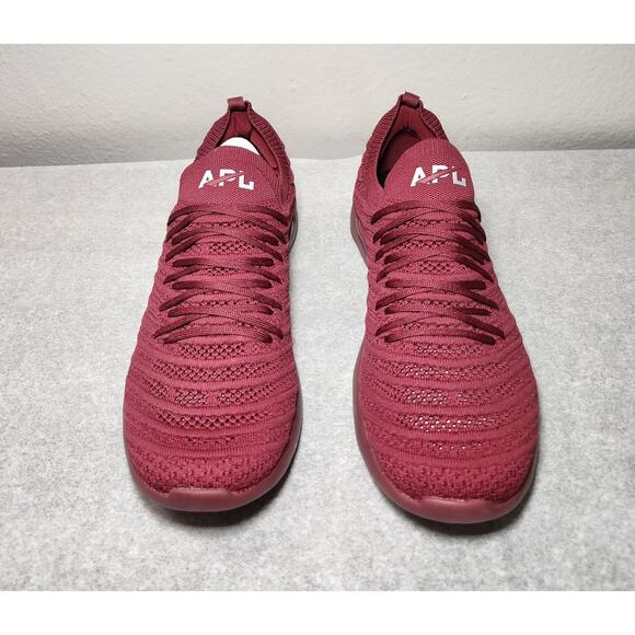 Athletic Propulsion Labs Men's Techloom Wave US Size 12 Oxblood/Metallic Silver - Picture 2 of 10